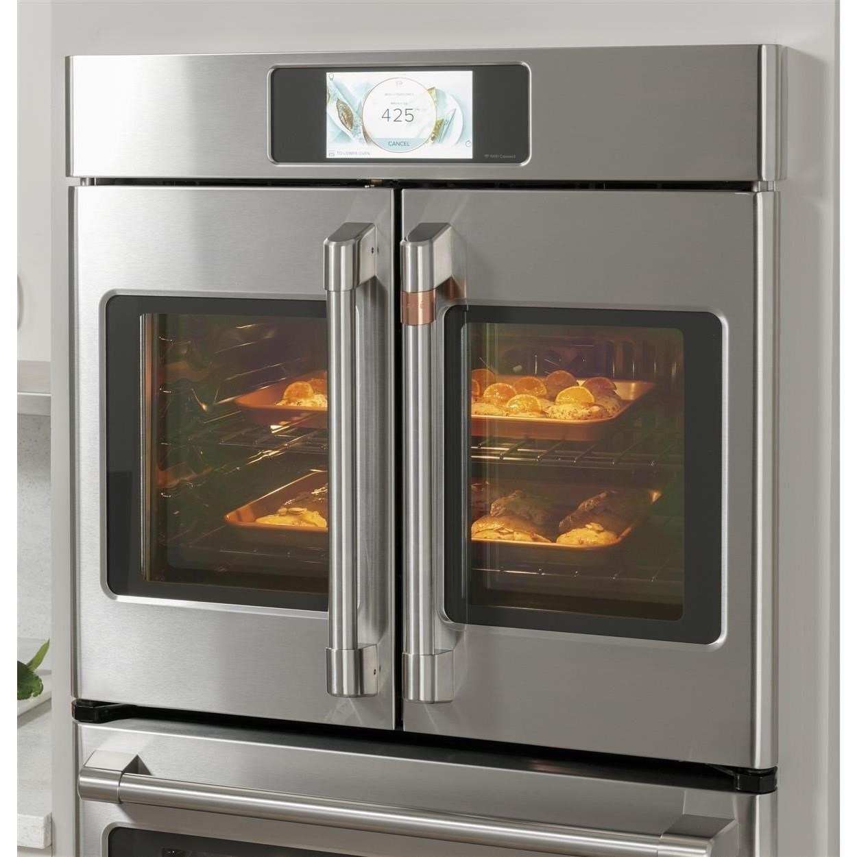 Ge cafe double wall deals oven french door